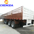 60 t 40ft cargo Delllivery semi-remorque